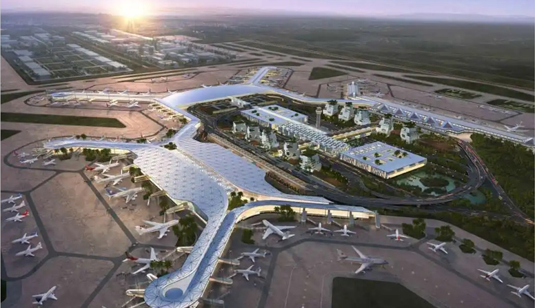 ?？诶@城公路美蘭機(jī)場至演豐段公路景觀綠化施工