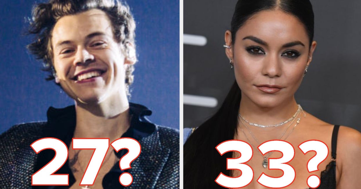 Celebrities Can You Figure Out Just How Old These Celebrities Actually Are?