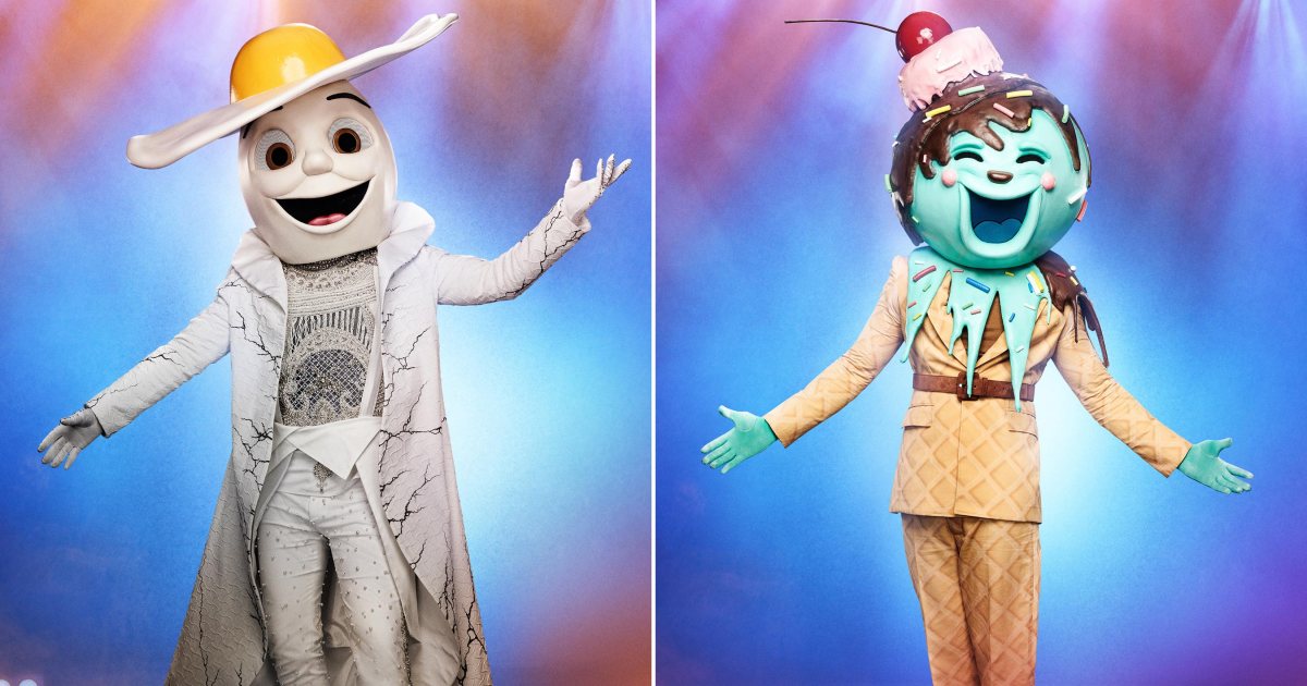 Entertainment Egg and Ice Cream revealed! The Masked Singer uncovers 2 disguised celebrity contestants – Entertainment Weekly News